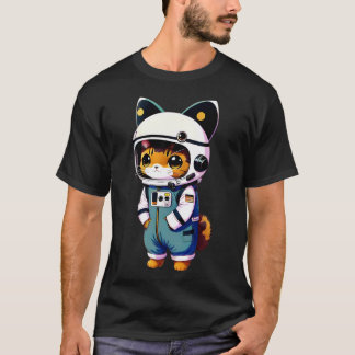 Cute Cat Astronaut T Shirt