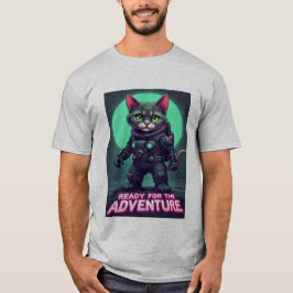 Cute Cat Astronaut T-Shirt - Redot Äventyr