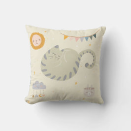 Cute cat baby Nursery dekorativ kudde