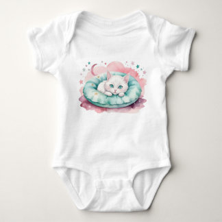 Cute Cat Baby Outfit T Shirt