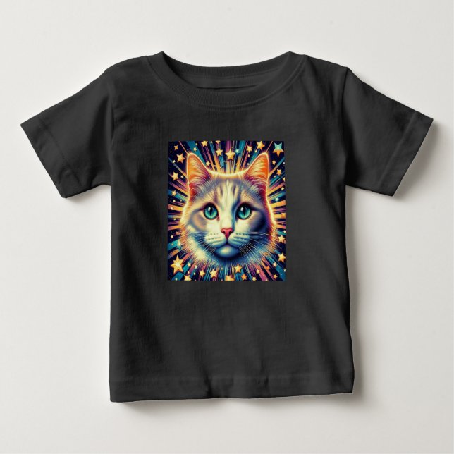 Cute cat baby t-shirt! t shirt (Framsida)