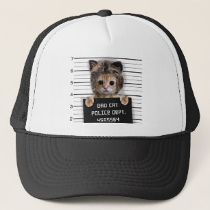 Cute cat bad boy keps