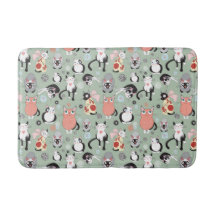 Cute Cat Bath Mat