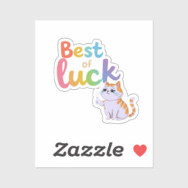 Cute Cat Best of Tur: Spread Roligt and Kattdjur B Klistermärken