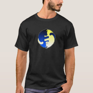 Cute Cat Cats Ying Yang Yin Yang T Shirt