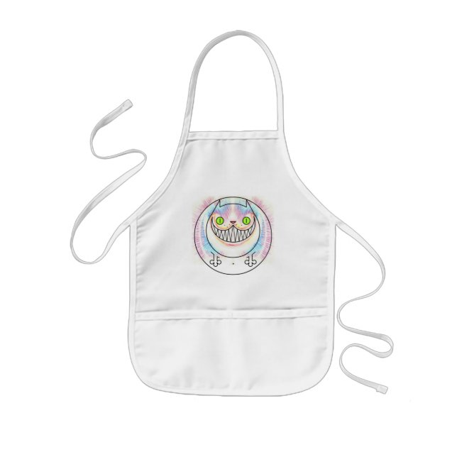 Cute Cat Cheshire Cat Apron för barn Barnförkläde (Framsidan)
