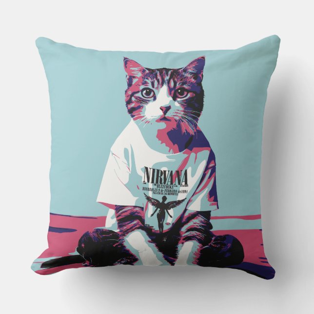 Cute Cat Chillin' Kudde (Framsida)