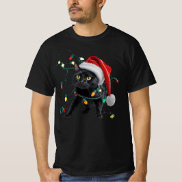 Cute Cat Christmas T Shirt
