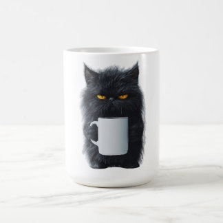Cute Cat Coffee Mugg - Ceramic Playout Cat L.