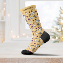Cute Cat Coola Hippie-Gult Socklar