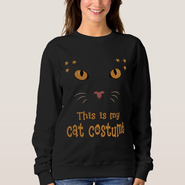 Cute Cat Costume Face Not Only for Fancy Dress T Shirt (Framsida)