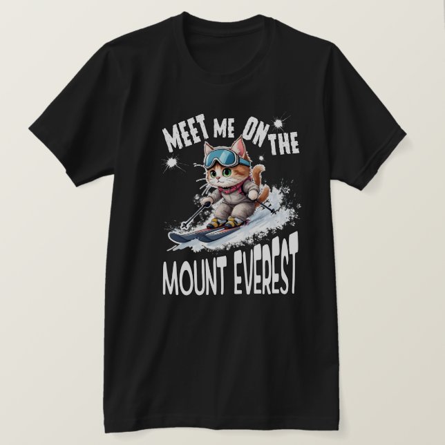Cute CAT.Den ofruktlösa äventyr-katten tar. Manar T Shirt (Design framsida)