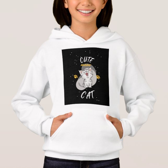 Cute CAT-design T Shirt (Framsida)