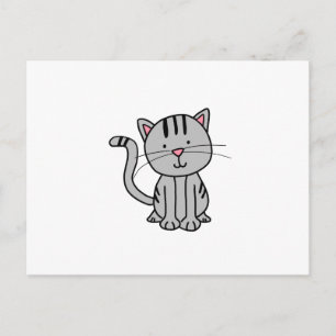 CUTE CAT DOODLE VYKORT