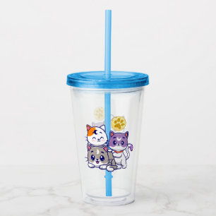 Cute Cat Family Take Away Mugg