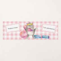 Cute Cat Fitness Motivational Rosa