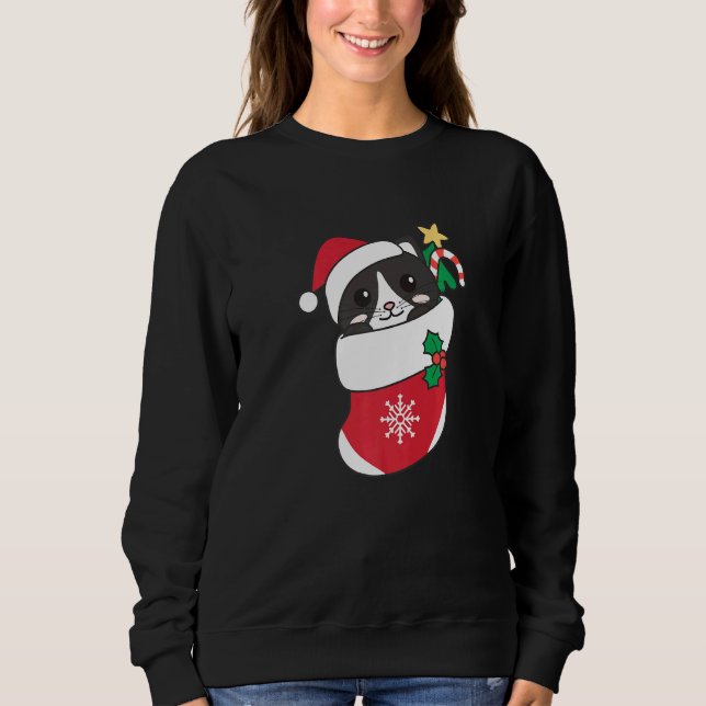 Cute Cat For Christmas Cat  4 T Shirt (Framsida)
