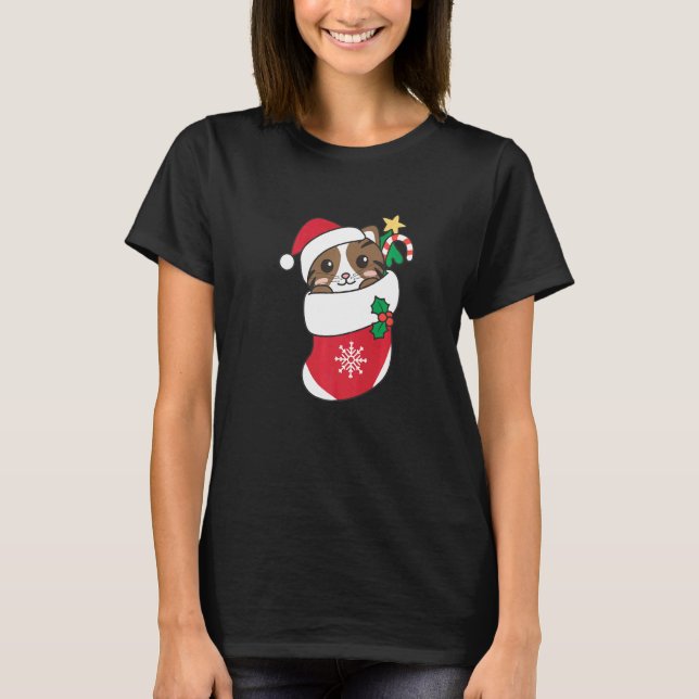 Cute Cat For Christmas Cat  7 T Shirt (Framsida)