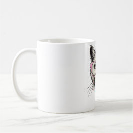 Cute Cat for Women Funny Cat Kärlek Kaffemugg