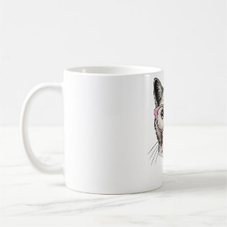 Cute Cat for Women Funny Cat Kärlek Kaffemugg