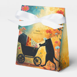 Cute Cat Giraffe Favor Box Presentaskar