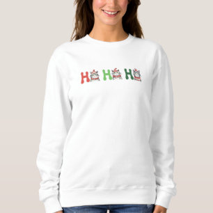 Cute cat God jul ho ho ho ho to her T Shirt