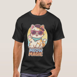 Cute Cat Graphic T-Shirt för Cat Lovers