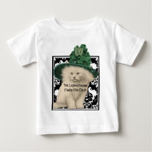 Cute Cat Grönt som Leprechaun fick mig att göra Tee