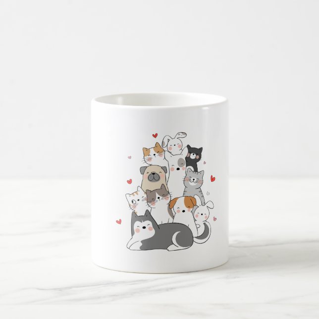 CUTE CAT-GRUPP | KONSTRUKTIONSBÖR KÖPAS NU KAFFEMUGG (Center)