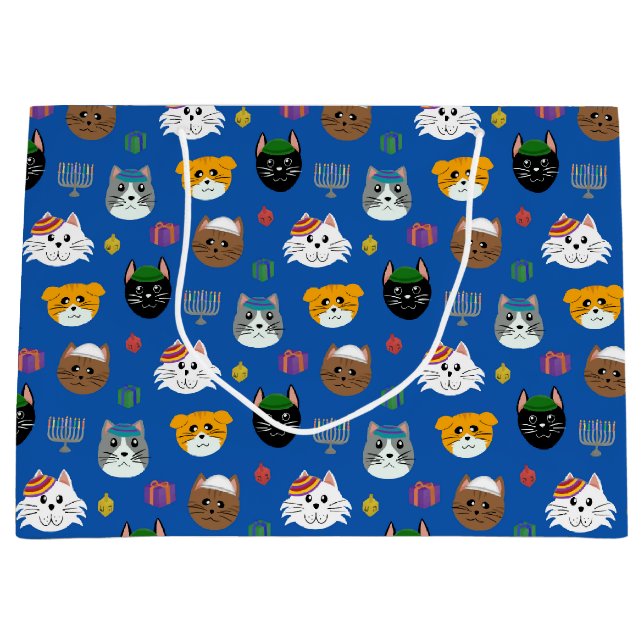 Cute Cat Hannukah Patterned (Framsidan)