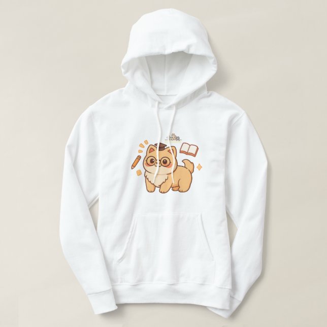 Cute Cat Hoodie (Design framsida)