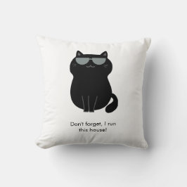 Cute Cat - I run this house now!  Kudde