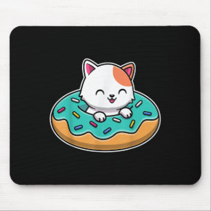 Cute Cat in a Donut Funny Cat Lover Doughnut Gift Musmatta
