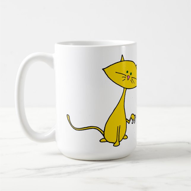 Cute Cat Kaffemugg (Vänster)