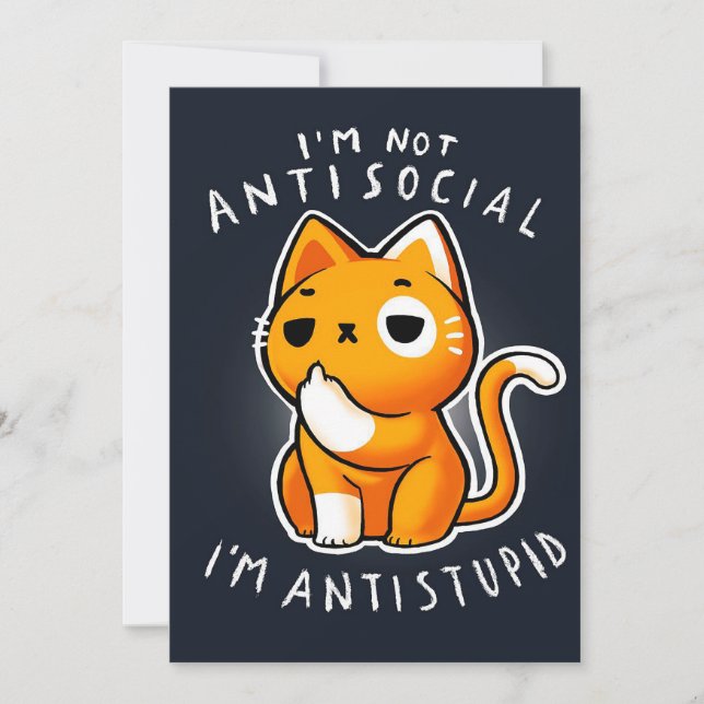 Cute Cat Kattunge Gift| Katt till jul (Framsida)