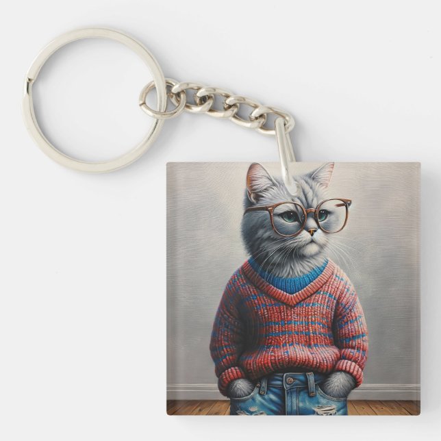 Cute Cat Keychain (Framsidan)