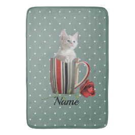 Cute Cat Kitten Djurälskares Gift Badrumsmatta