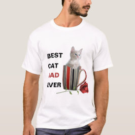 Cute Cat Kitten Djurälskares Gift T Shirt