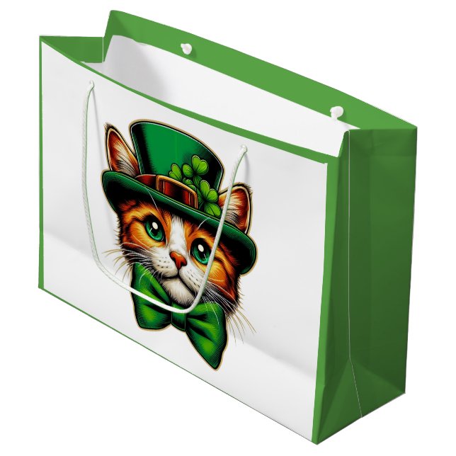 Cute cat/kitten Saint patrick's day (Framsidan Vinklad)