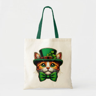 Cute cat/kitten Saint patrick's day Tygkasse