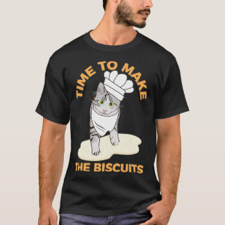 Cute Cat Kneading Biscuits Skapar Sretching Knead T Shirt