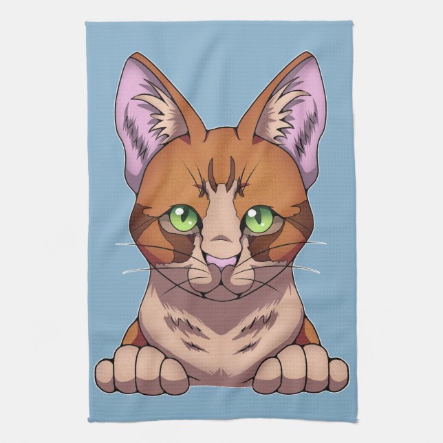 Cute Cat Kökshandduk (Vertikal)