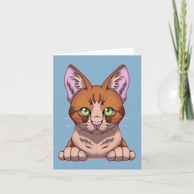 Cute Cat Kort (Framsida)