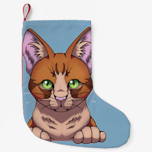 Cute Cat Liten Julstrumpa