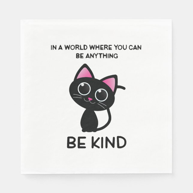 Cute Cat Lover-citat Pappersservett (Framsidan)