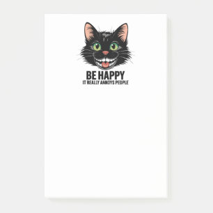 Cute Cat Lover Gift Sarcastic Kattunge Humor ska v Post-it Block