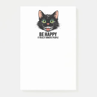 Cute Cat Lover Gift Sarcastic Kattunge Humor ska v Post-it Block