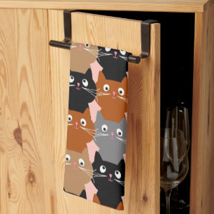 Cute Cat Lover Kattdjur Kittens Kökshandduk