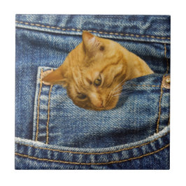 Cute Cat Lovers Keepsaki-gåva Kakelplatta