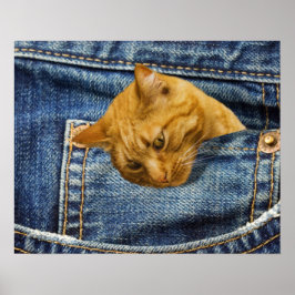 Cute Cat Lovers Keepsaki-gåva Poster